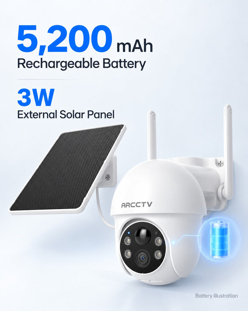 Solar Charging. Less Maintenance