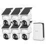 ARCCTV 360° PTZ Wireless Solar Security Cameras System 6-Cam-kit with NVR
