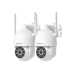 ARCCTV P2 Pro 2K 3MP WLAN PTZ-Kamera mit 360°-Ansicht (nicht kompatibel mit NVR-Systemen) [Zwei Pakete]