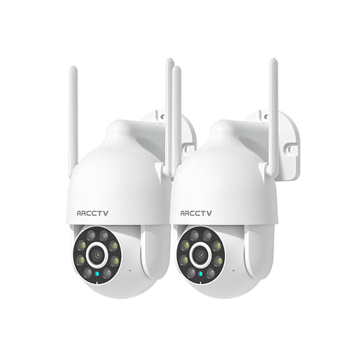 ARCCTV P2 Pro 2K 3MP WLAN PTZ-Kamera mit 360°-Ansicht (nicht kompatibel mit NVR-Systemen) [Zwei Pakete]