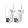 ARCCTV P2 Pro 2K 3MP WiFi PTZ Camera with 360° View(Can't work with any NVR system)[Two Package]