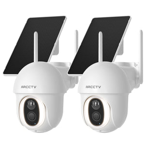 Cellular Outdoor Security Camera 2K/4MP with 360° Coverage