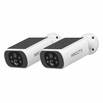 ARCCTV C3 Pro 2K 4MP Integrierte Solar-Batteriekamera (Funktioniert nicht mit NVR-Systemen)