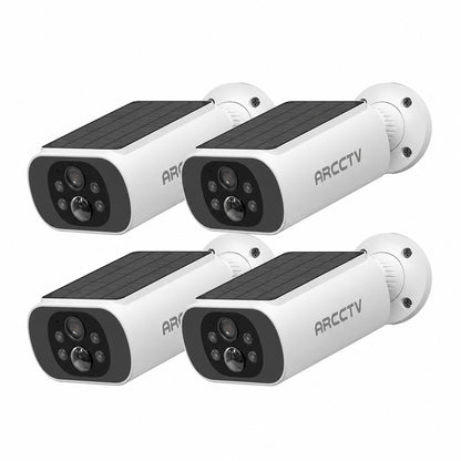ARCCTV C3 Pro 2K 4MP Integrierte Solar-Batteriekamera (Funktioniert nicht mit NVR-Systemen)