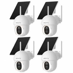 Cellular Outdoor Security Camera 2K/4MP with 360° Coverage