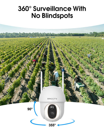 ARCCTV 4G LTE Cellular Security Camera Outdoor