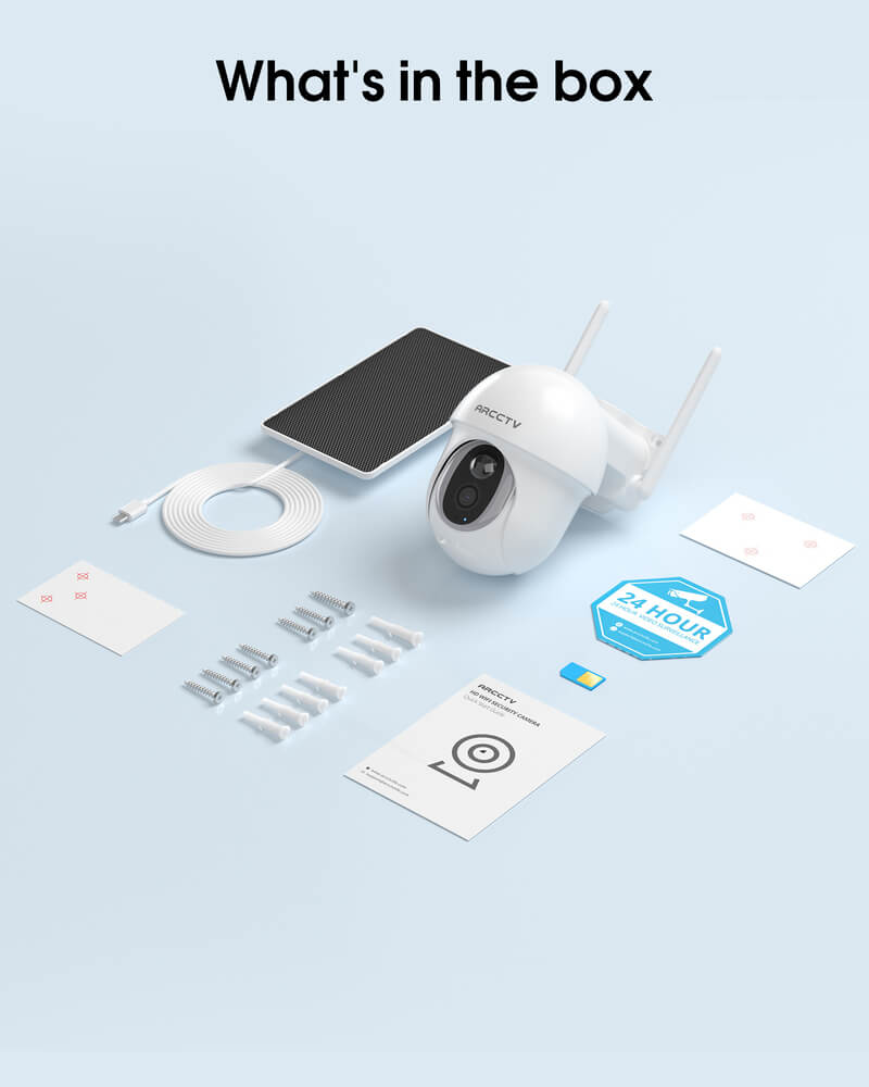ARCCTV 4G LTE Cellular Security Camera Outdoor