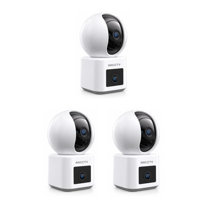 Indoor Dual-Lens Security Camera 2MP+2MP with 360° Coverage