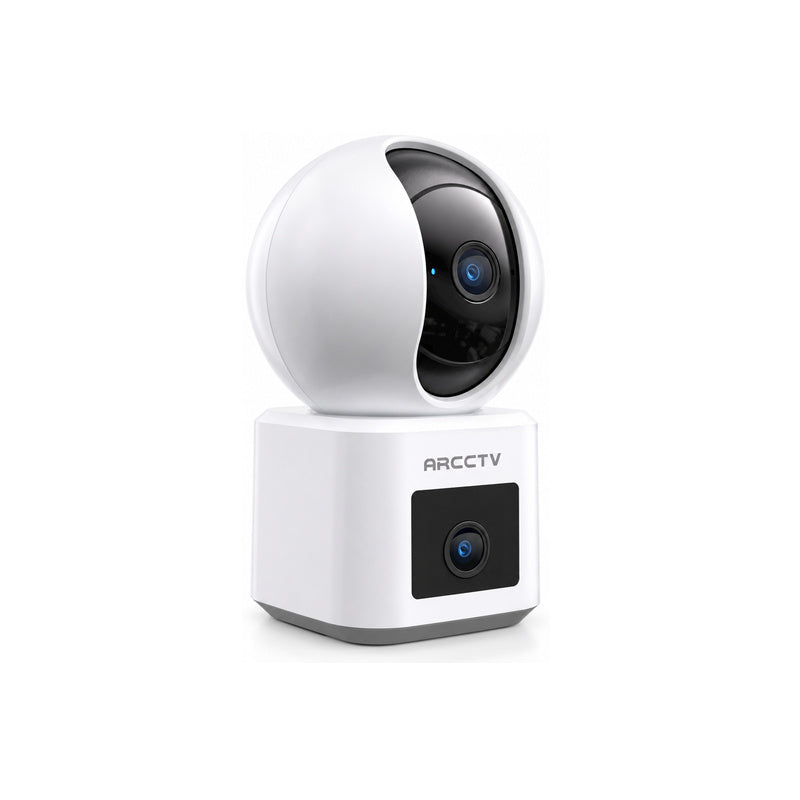 Indoor Dual-Lens Security Camera 2MP+2MP with 360° Coverage