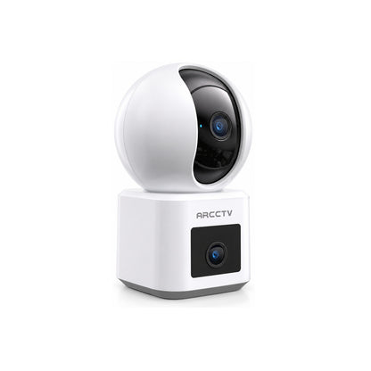 Indoor Dual-Lens Security Camera 2MP+2MP with 360° Coverage