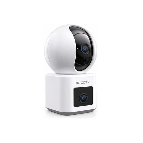 Indoor Dual-Lens Security Camera 2MP+2MP with 360° Coverage