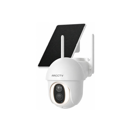 Mobilfunk-Überwachungskamera für den Außenbereich mit 2K/4 MP und 360°-Abdeckung