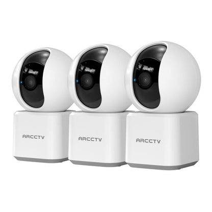 ARCCTV 2K WiFi Baby Monitor Camera HD Two Way Talk IR Night Vision Security PTZ Camera 360° View Auto Tracking