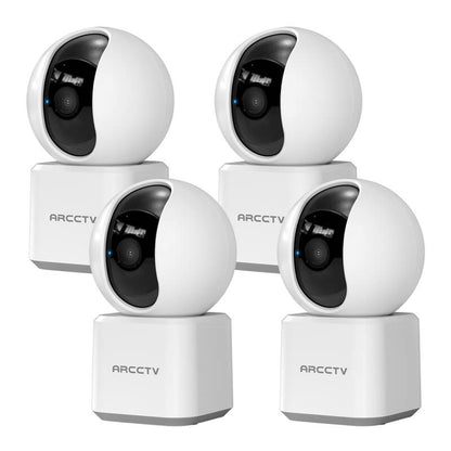 ARCCTV 2K WiFi Baby Monitor Camera HD Two Way Talk IR Night Vision Security PTZ Camera 360° View Auto Tracking