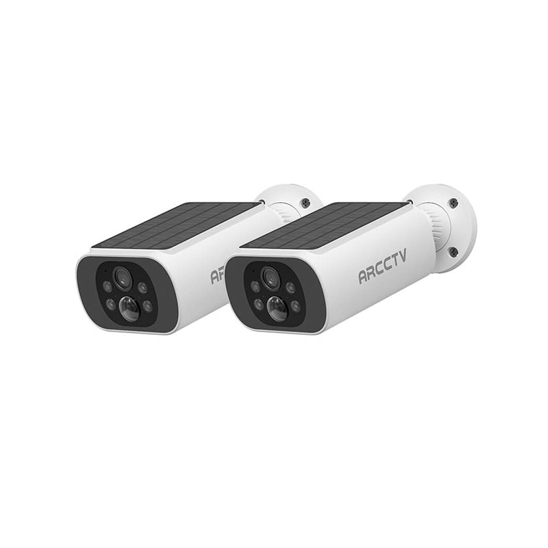 ARCCTV C3 Pro 2K 4MP Integrierte Solarbatteriekamera (Nicht kompatibel mit NVR-Systemen) [Zwei Pakete]