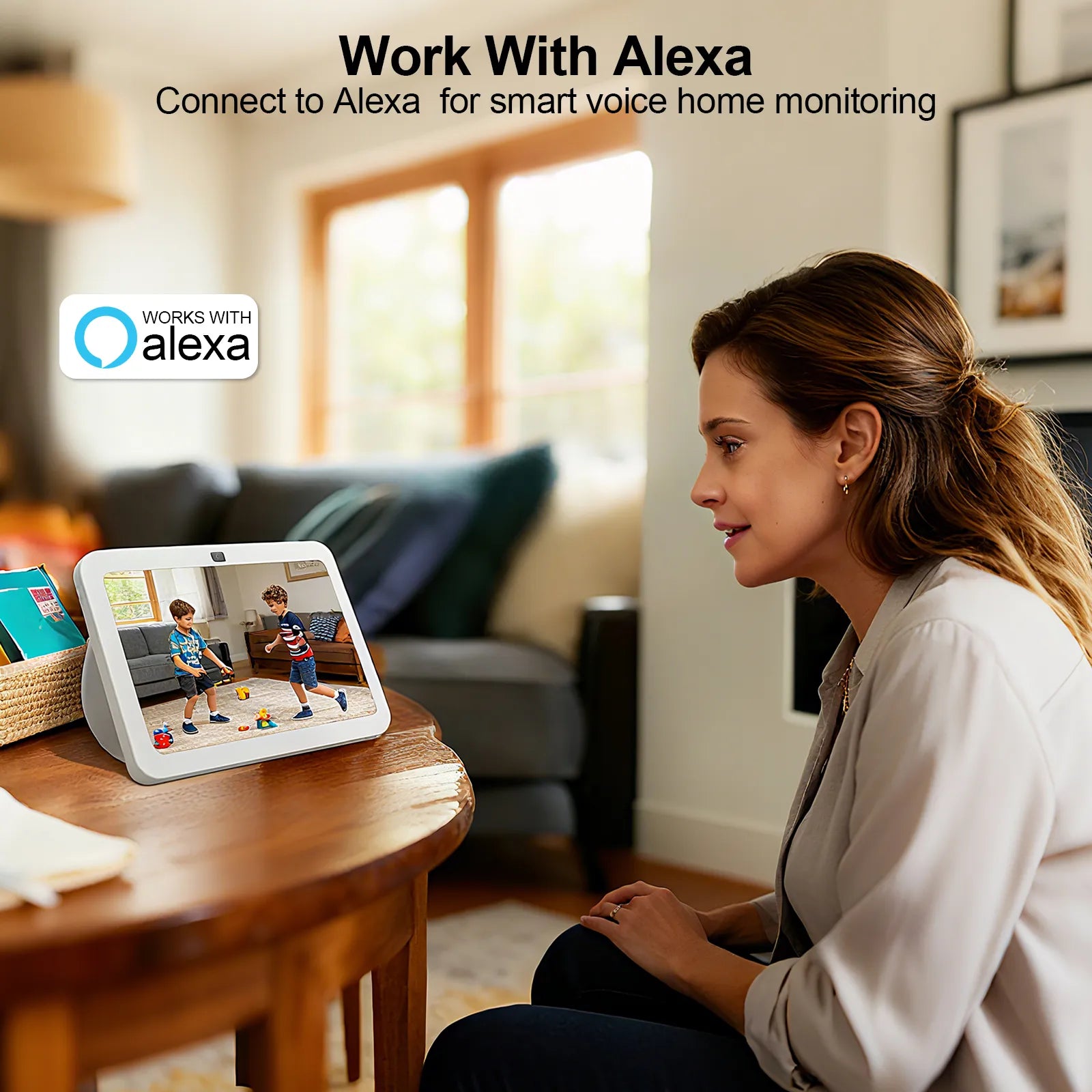 ARCCTV 2K WiFi Baby Monitor Camera HD Two Way Talk IR Night Vision Security PTZ Camera 360° View Auto Tracking