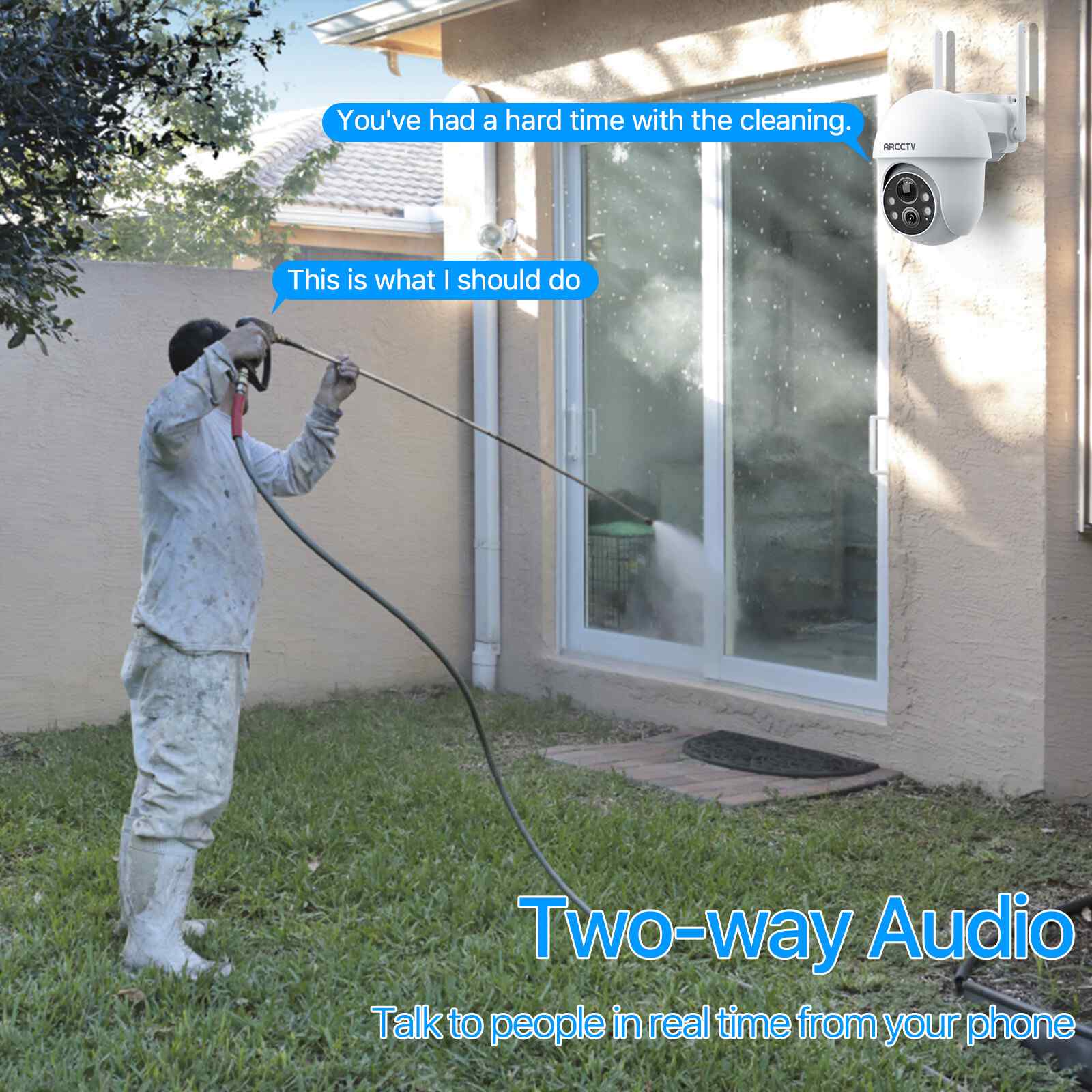 ARCCTV Q1 Max 4MP Solar Battery Camera(Can't work with any NVR system)