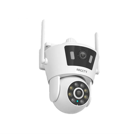 ARCCTV P7 3MP Surveillance Camera Dual Lens Dual Live View Outdoor Camera