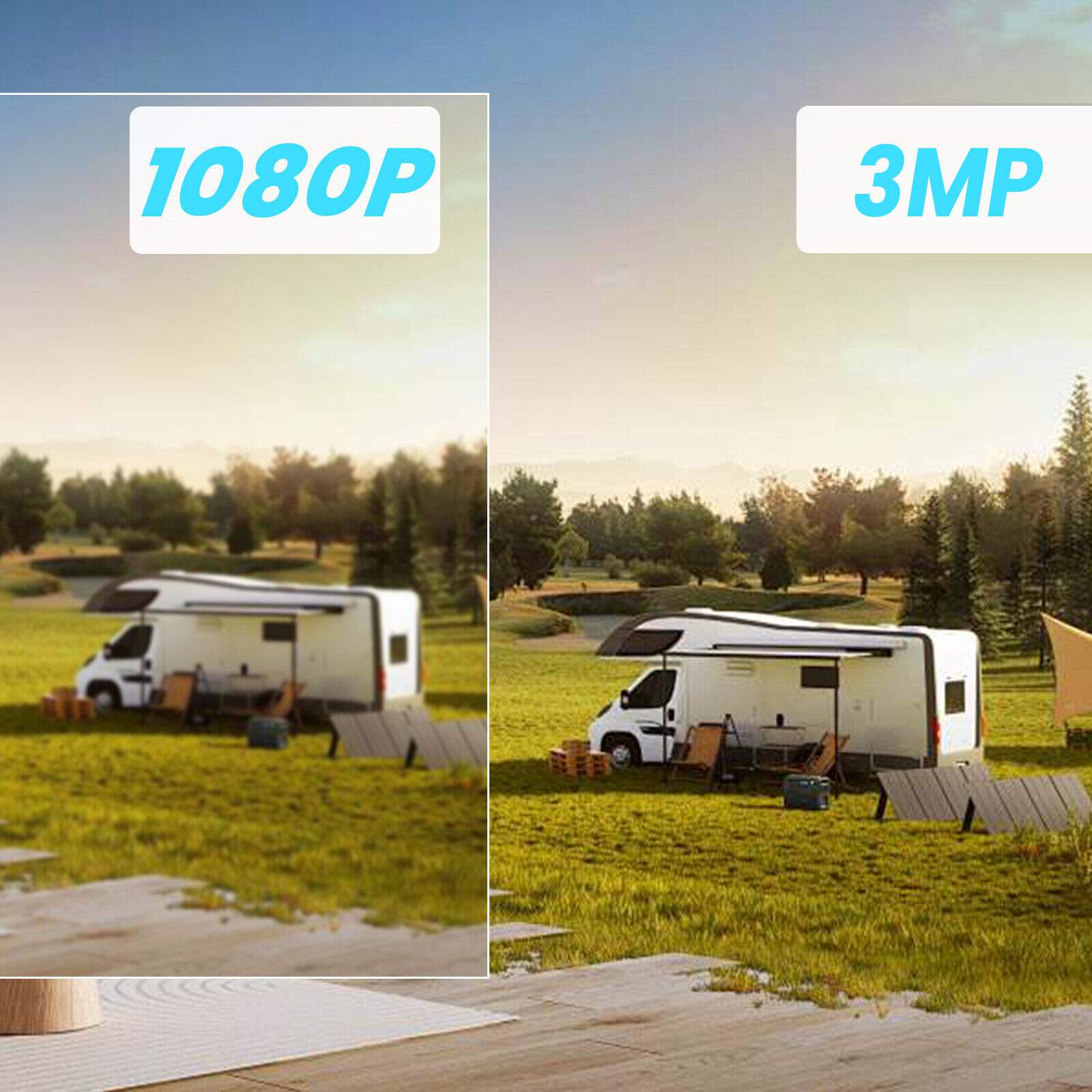 ARCCTV P2 Pro 2K 3MP WiFi PTZ Camera with 360° View(Can't work with any NVR system)